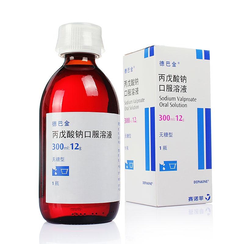 【德巴金】丙戊酸钠口服溶液(无糖型)300ml:12g