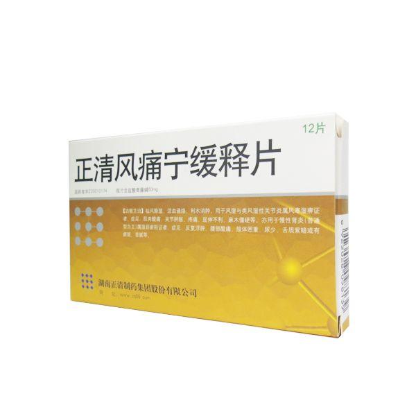 【正清】正清风痛宁缓释片 60mg*18s